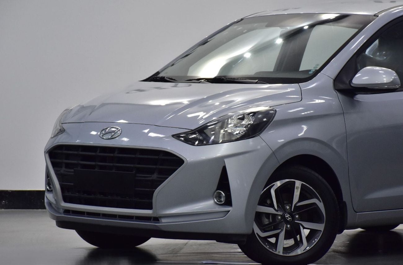 Hyundai Grand i10 EXCELLENT DEAL for our Hyundai Grand i10 1.2L ( 2023 Model ) in Silver Color GCC Specs