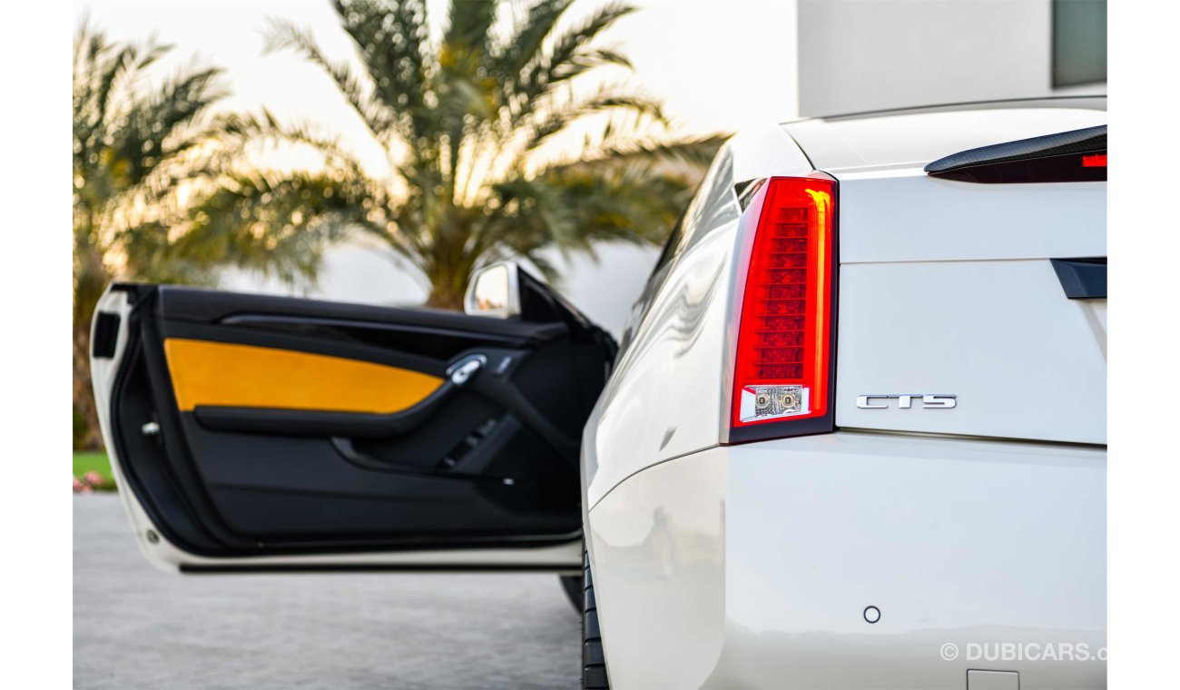 Cadillac CTS - 2013 - AED 1,742 PER MONTH - 0% DOWNPAYMENT