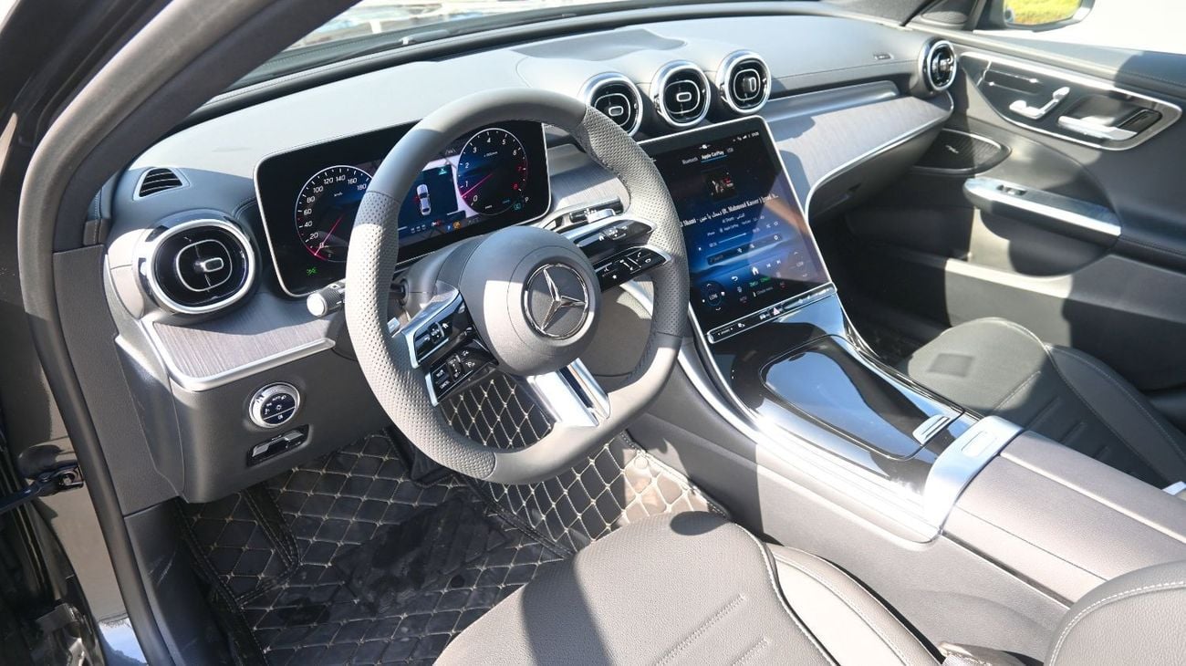 مرسيدس بنز C 200 Mercedes C200 L 2025 1.5L 4 Cylinder 170 hp  4 Doors 5 Seats Grey outside Black inside
