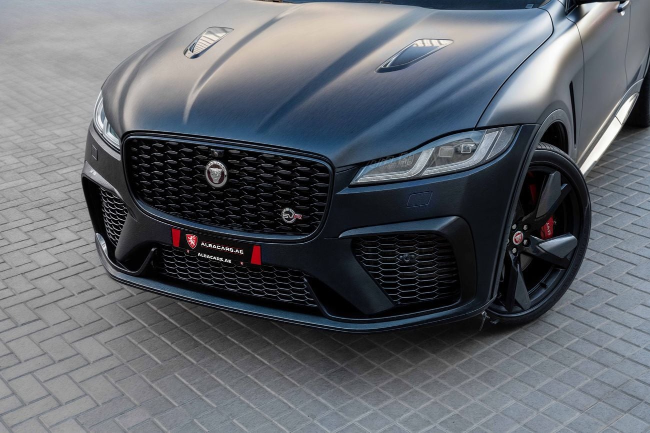 جاكوار F بيس SVR F-Pace SVR | 4,444 P.M | 0% Downpayment | Jaguar Warranty + S/Contract!