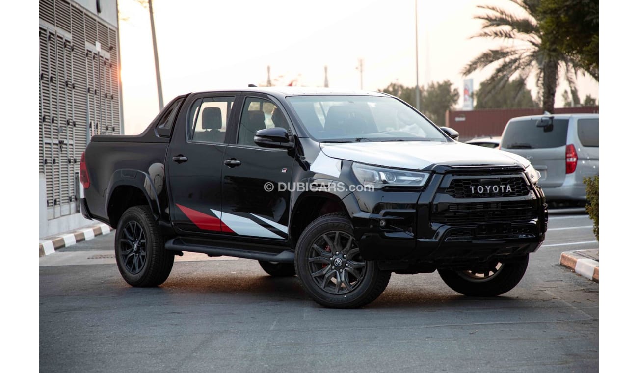 تويوتا هيلوكس 2023 Toyota Hilux 4x4 DC 2.8 GR Sport Diesel Automatic - Black inside black
