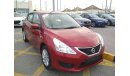 Nissan Tiida 2014 RED GCC NO PAIN NO ACCIDENT PERFECT