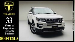 فورد إكسبلورر / LIMITED NAV / PEARL WHITE / 4WD / GCC / 2017 / FULL DEALER SERVICE HISTORY / 1552 DHS P.M