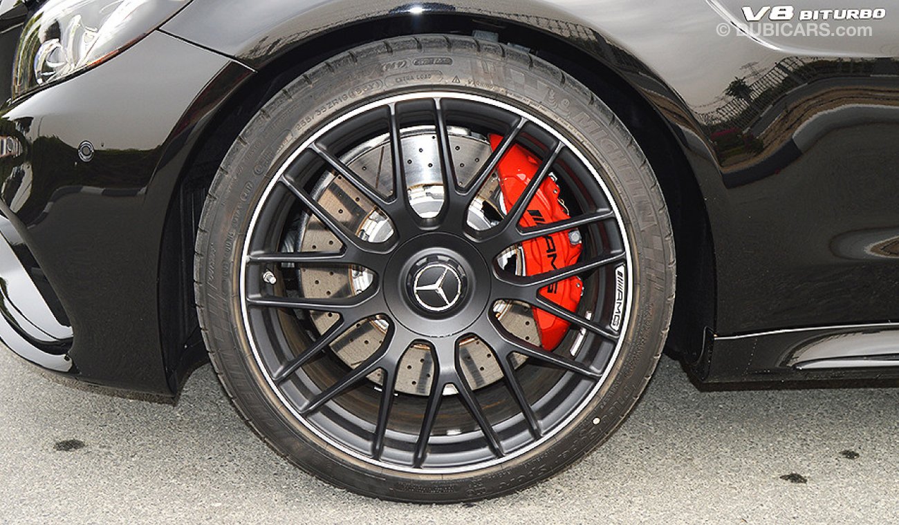 مرسيدس بنز C 63 AMG S, V8 Biturbo, GCC Specs with 2 Years Unlimited Mileage Warranty