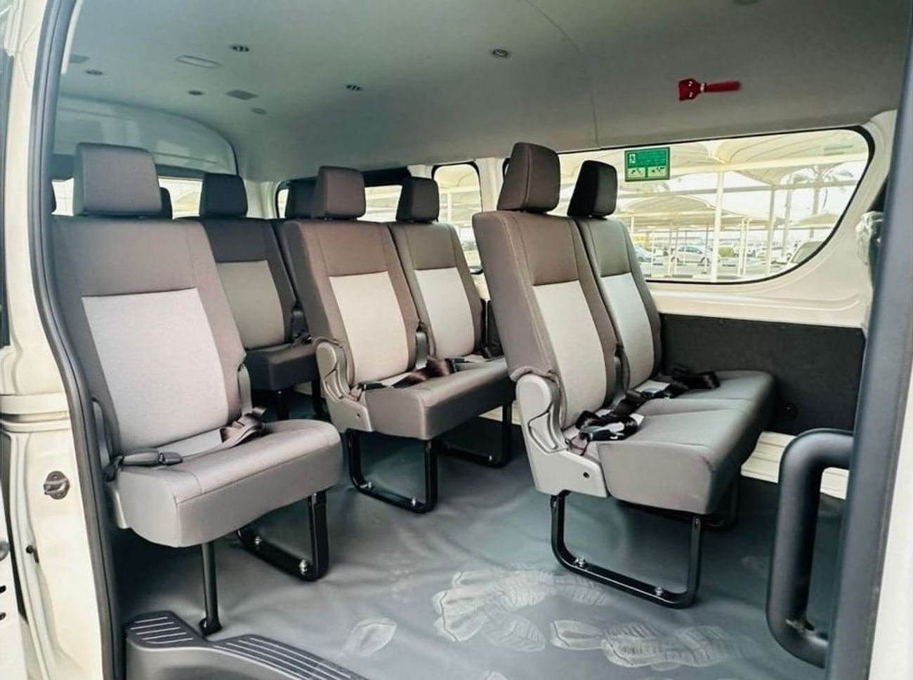 Toyota Hiace 3.5L, HIGH ROOF, PETROL, AUTOMATIC TRANSMISSION, 13 PERSON, AIRCONDION, POWER WINDOWN, MODEL 2025