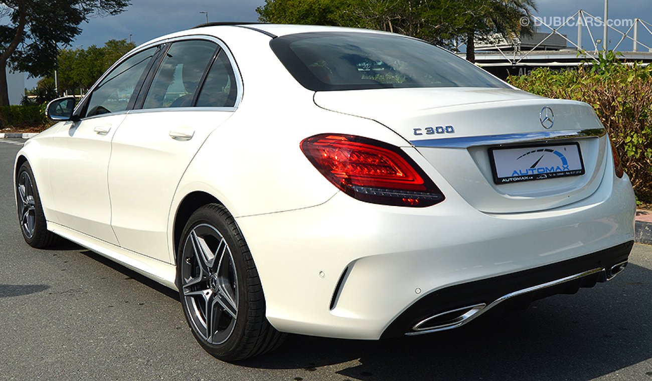 Mercedes-Benz C 300 2019 AMG, 2.0-Turbo, GCC, 0km with 3 Years or 100,000km Warranty