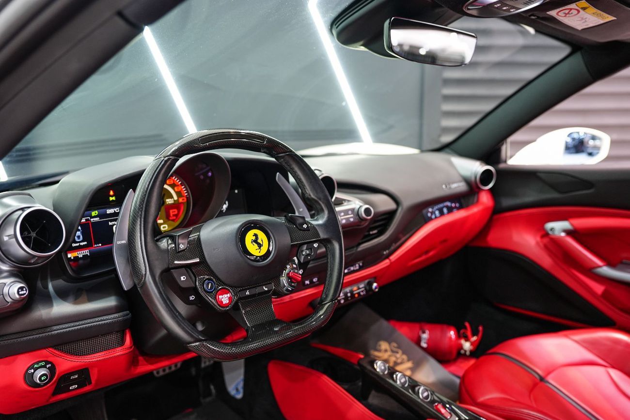 Ferrari F8 Tributo 3.9T V8 2020 Ferrari  F8 Tributo, Passenger Display, Carbon Fiber Interior, Dealer Warranty + Servic