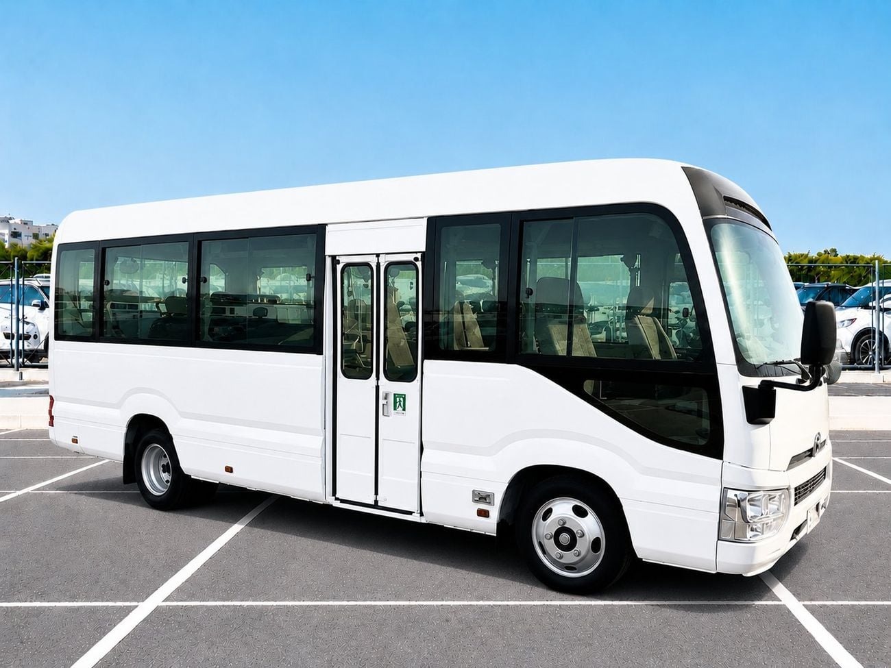 Toyota Coaster ECTAI0010 - Toyota Coaster 4.0L Diesel Manual - 2026 -  22 Seats, 3PELR , Luggage Rack