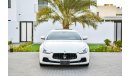 Maserati Ghibli Full Agency Serviced! - Extremely Well Looked After! - Only AED 2,330 Per Month!