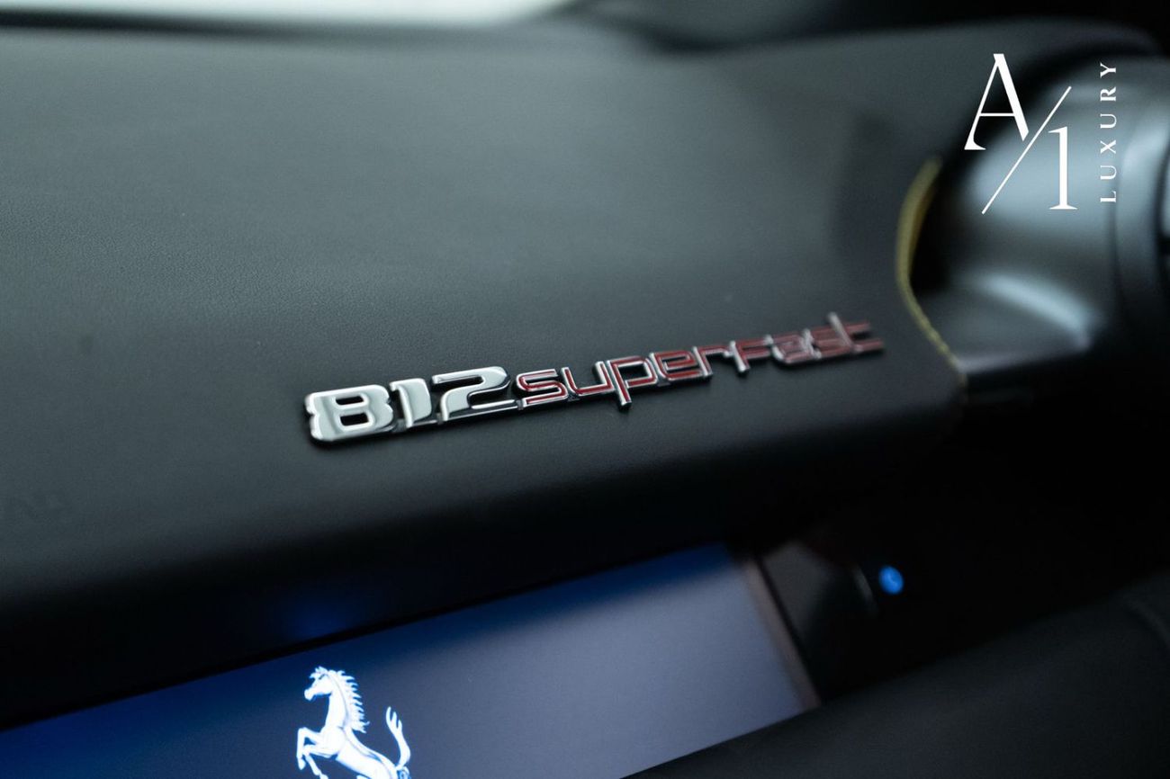 Ferrari 812 Superfast N-LARGO By Novitec 2018 Ferrari 812 SuperFast, N-LARGO By Novitec, 1 of 18 Limited Edition, Giallo M