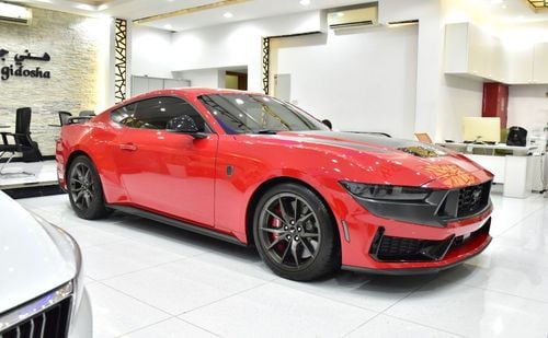 Ford Mustang EXCELLENT DEAL for our Ford Mustang Dark Horse 5.0 ( 2025 Model ) in Red Color GCC Specs