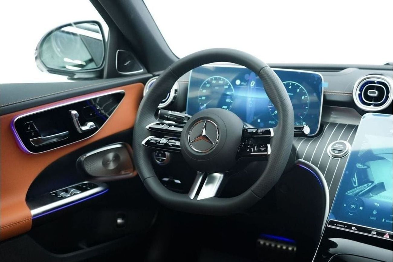 مرسيدس بنز C 200 Mercedes-Benz C 200 Premium Plus | 2025 GCC 0km | Agency Warranty | AMG Package | 360 View