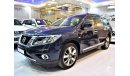 نيسان باثفايندر AMAZING Nissan Pathfinder SV 4WD 2016 Model!! in Dark Blue Color! GCC Specs