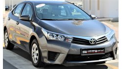 Toyota Corolla Toyota Corolla 2015 GCC 1.6 in excellent condition without accidents, very clean from inside and out