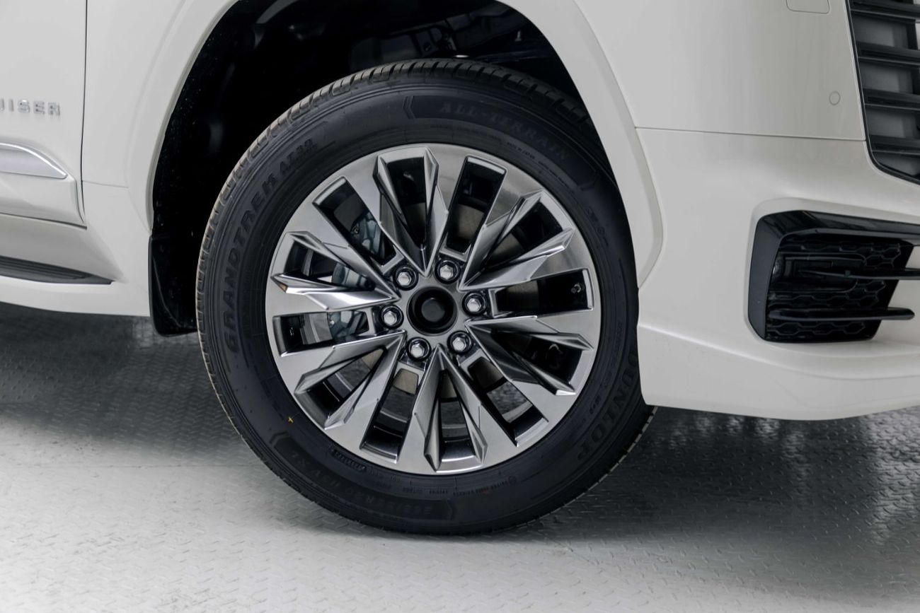 Toyota Land Cruiser LC300 GXR 3.5L - White Pearl Inside Beige | Export Only