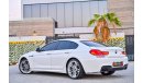 BMW 650i | 2,114 P.M (4 years) | 0% Downpayment | Full Option | Exceptional Condition