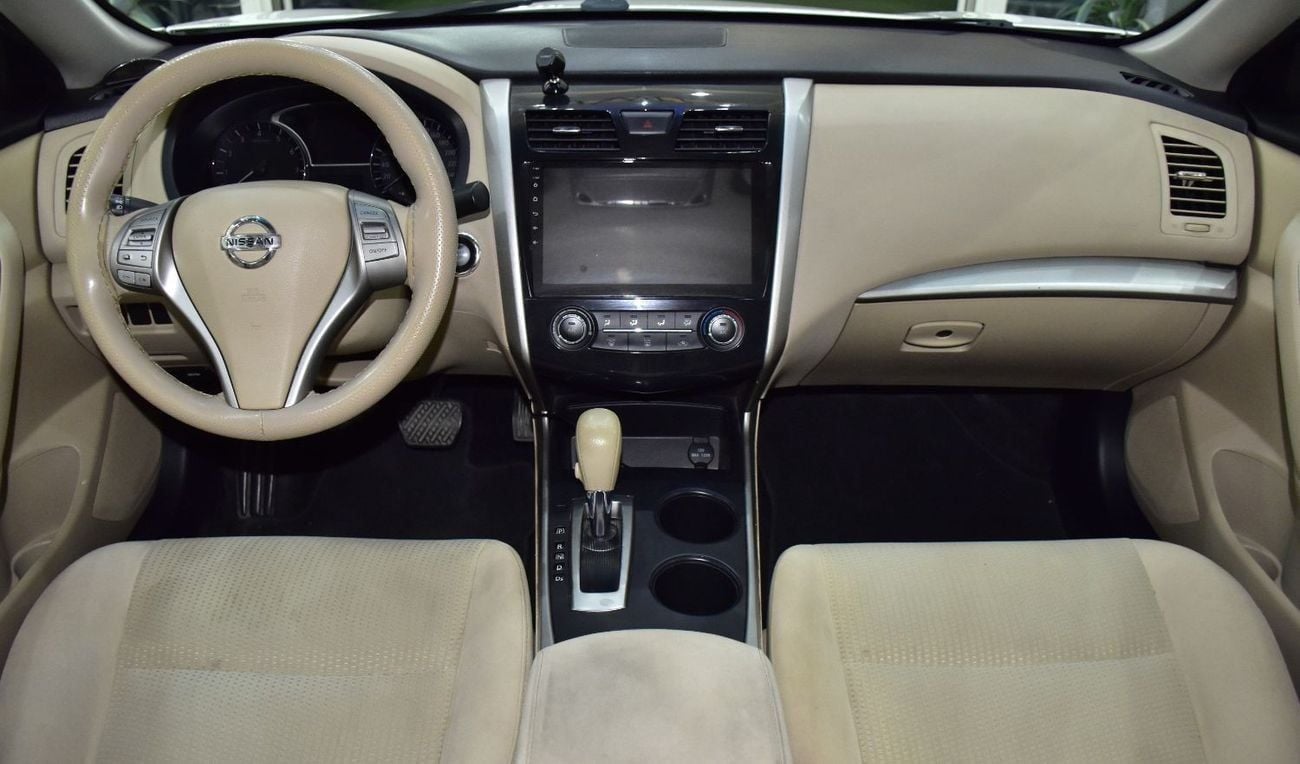 Nissan Altima EXCELLENT DEAL for our Nissan Altima 2.5 S ( 2015 Model ) in White Color GCC Specs