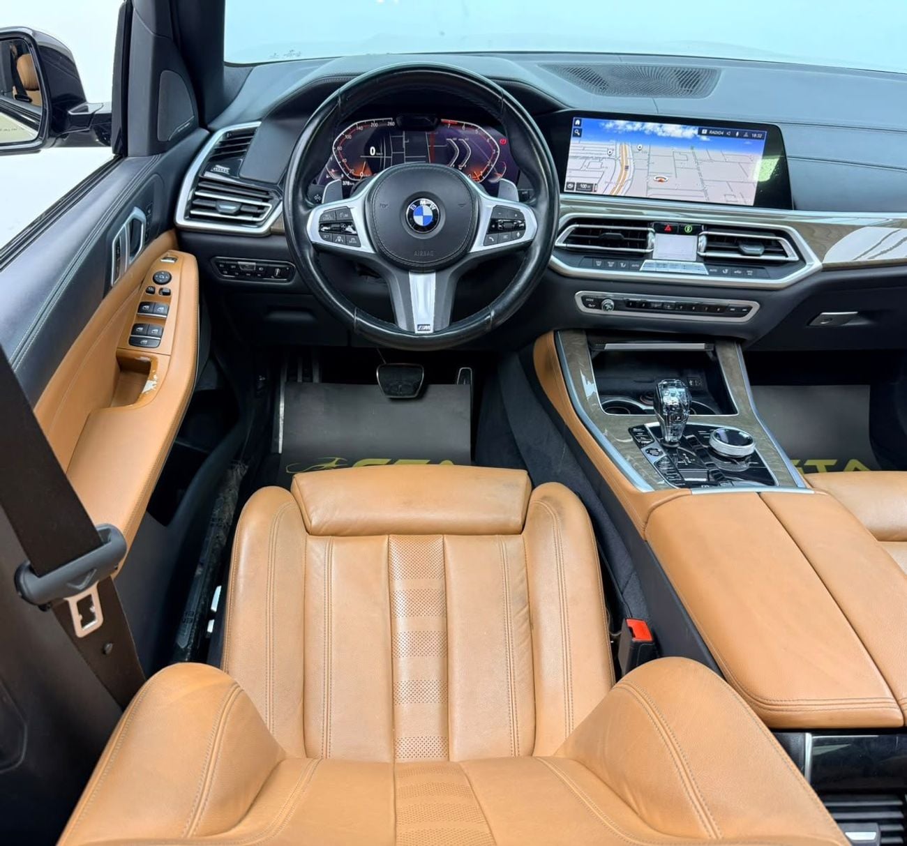 بي أم دبليو X5 XDRIVE40i M SPORT بي إم دبليو X5 xDrive40i M-Sport موديل 2019، مع ضمان، وحزمة خدمة بي إم دبليو لعام 2027، وسجل صيانة ك