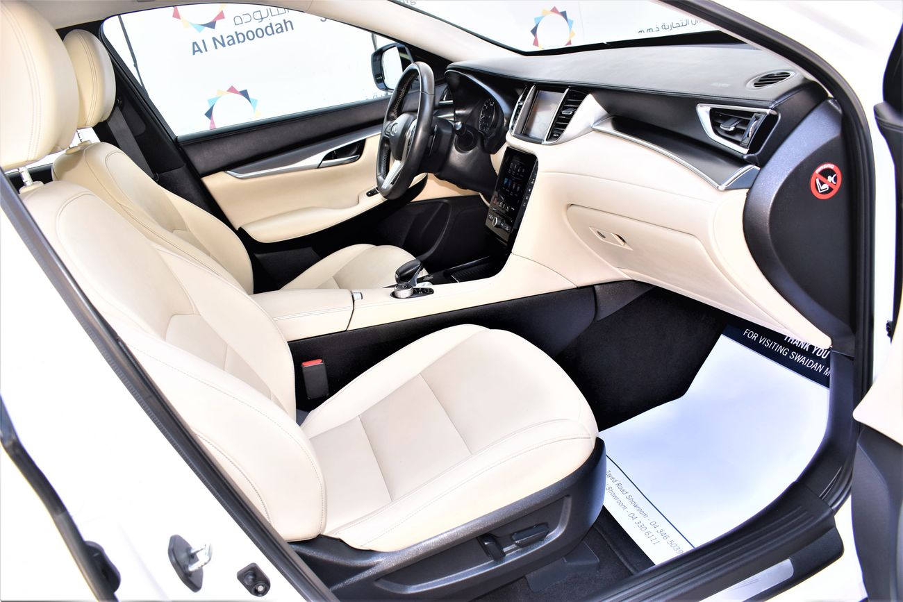 Infiniti QX50 AED 1839 PM | 2.0L TC LUXURY GCC DEALER WARRANTY