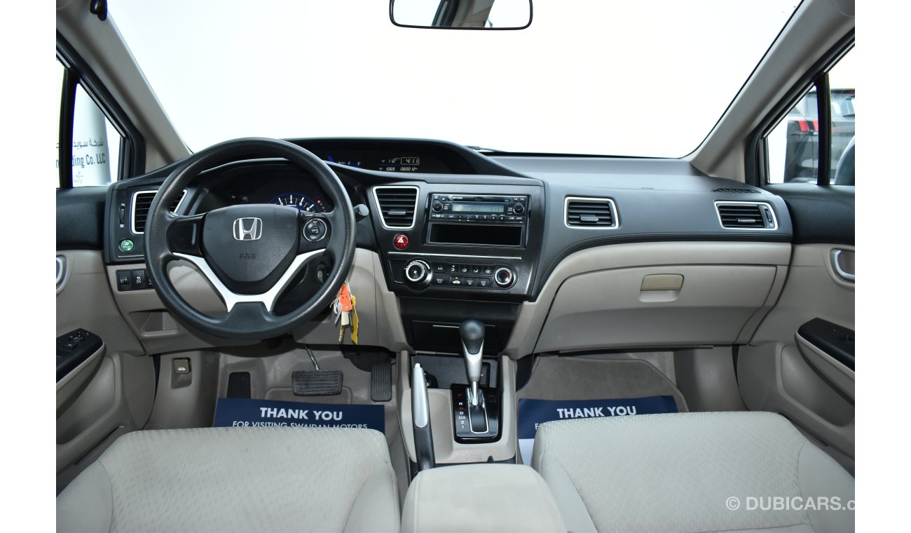 Honda Civic 1.8L LX 2015 GCC SPECS WITH DEALER WARRANTY