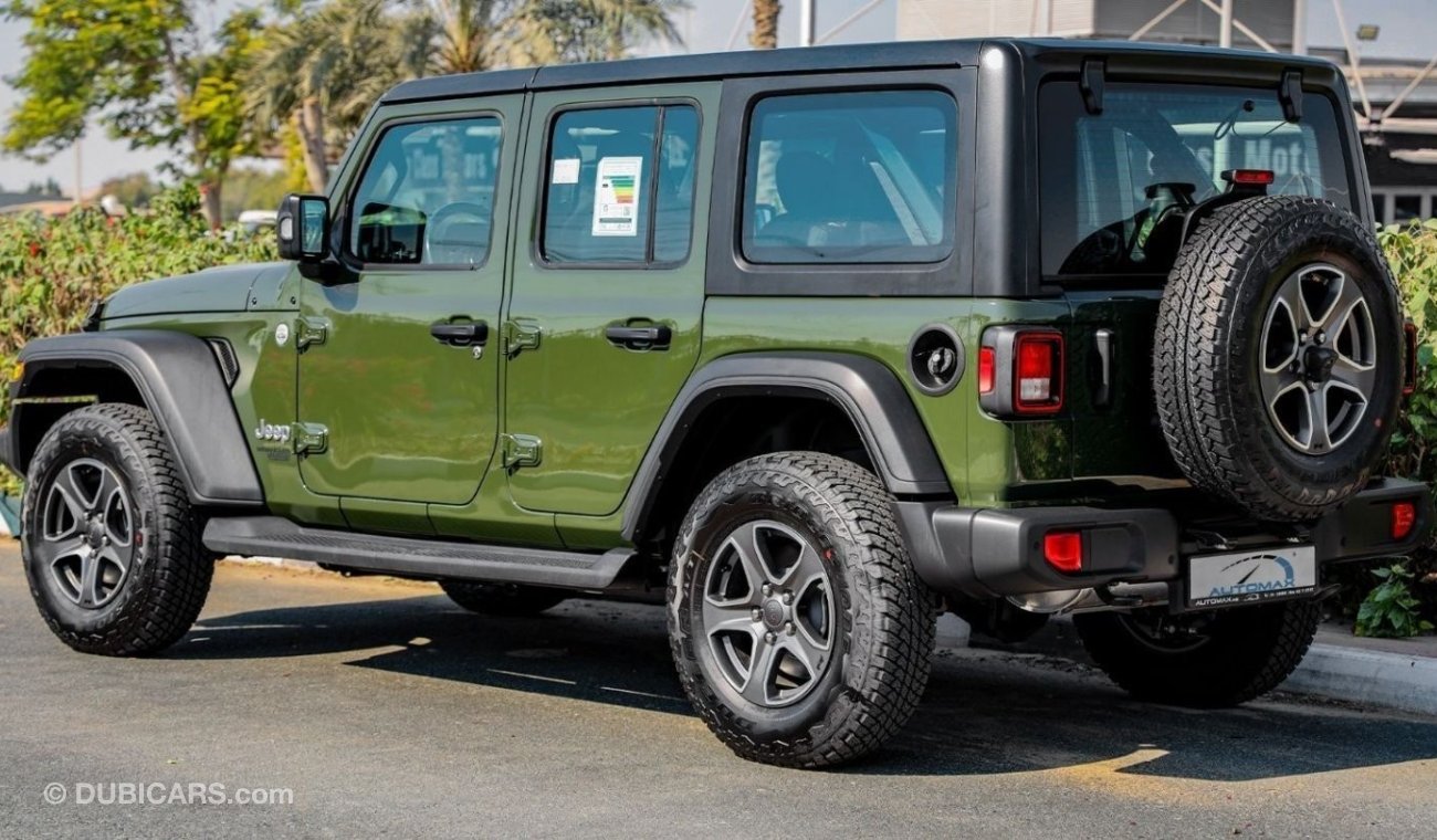 جيب رانجلر Unlimited Sport Plus V6 3.6L , 2023 GCC , 0Km , With 3 Years or 60K Km Warranty @Official Dealer