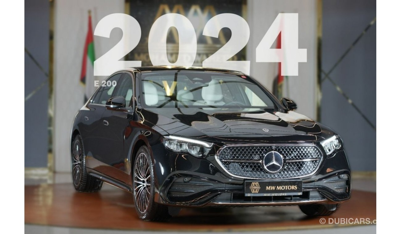 مرسيدس بنز E200 Mercedes-Benz E 200 | 2024 GCC 0km | Agency Warranty