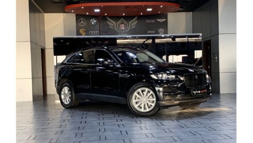 Jaguar F-Pace AED 1,800 P.M | 2018 JAGUAR F-PACE PRESTIGE AWD | PANORAMIC VIEW  | GCC | UNDER WARRANTY