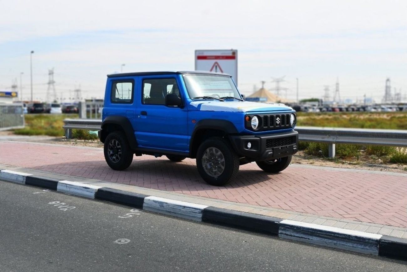 سوزوكي جيمني سوزوكي جيمني موديل 2024 بنزين 1.5 لتر ناقل الحركة يدوي أزرق من الخارج أسود من الداخل