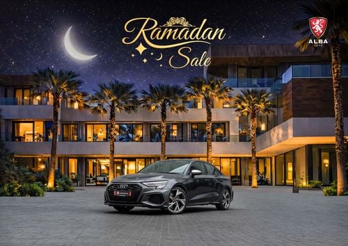 Audi S3 S3 Sedan | 3,134 P.M | 0% Downpayment | Audi S3 Sedan I Audi Warranty! | Ramadan Offer!