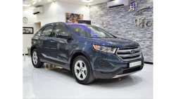 Ford Edge SE EXCELLENT DEAL for our Ford Edge ECOBOOST ( 2016 Model! ) in Blue Color! GCC Specs