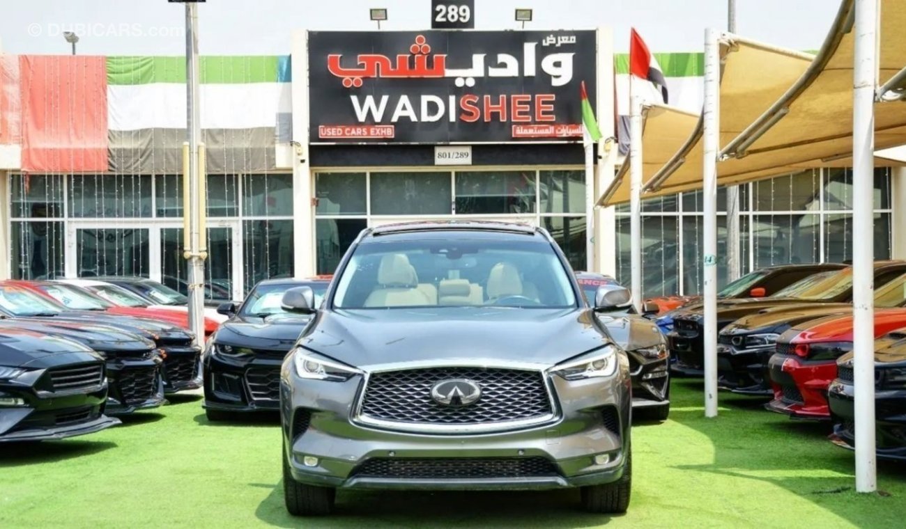 إنفينيتي QX50 Luxe Essential Proassist Infiniti QX 50 V4 2.0L 2019/FullOption/PanaromicSunroof/Excellent Condition