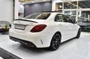 مرسيدس بنز C 200 EXCELLENT DEAL for our Mercedes Benz C200 ( 2019 Model ) in White Color GCC Specs
