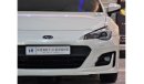 Subaru BRZ Std EXCELLENT DEAL for our Subaru BRZ ( 2017 Model! ) in White Color! GCC Specs