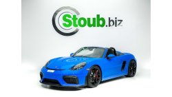 Porsche 718 Spyder BOXSTER SPYDER 2022 BRAND NEW - FACTORY WARRANTY - PDK - ONLY ONE AVAILABLE IN UAE