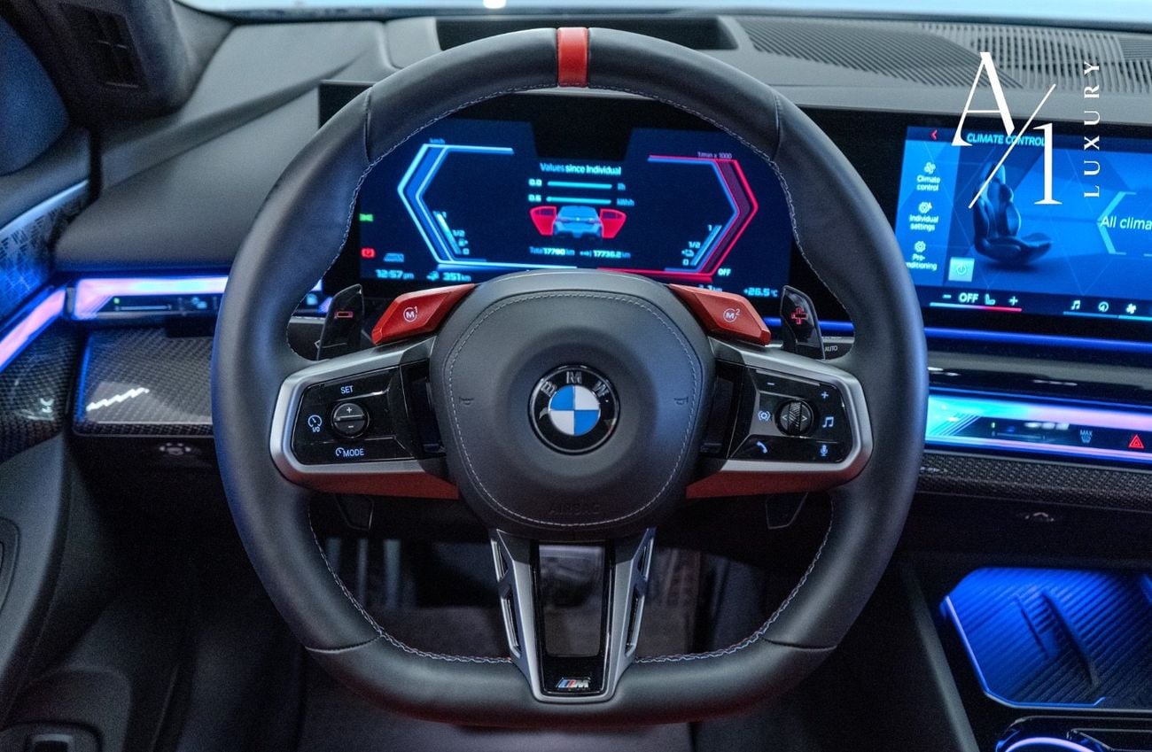 BMW M5 2025 BMW M5 Competition, With Warranty, Fully Loaded, Carbon Fibre Accents, GCC Specs