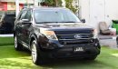 Ford Explorer Gulf paint agency, 2014 model, cruise control, wheels in excellent condition