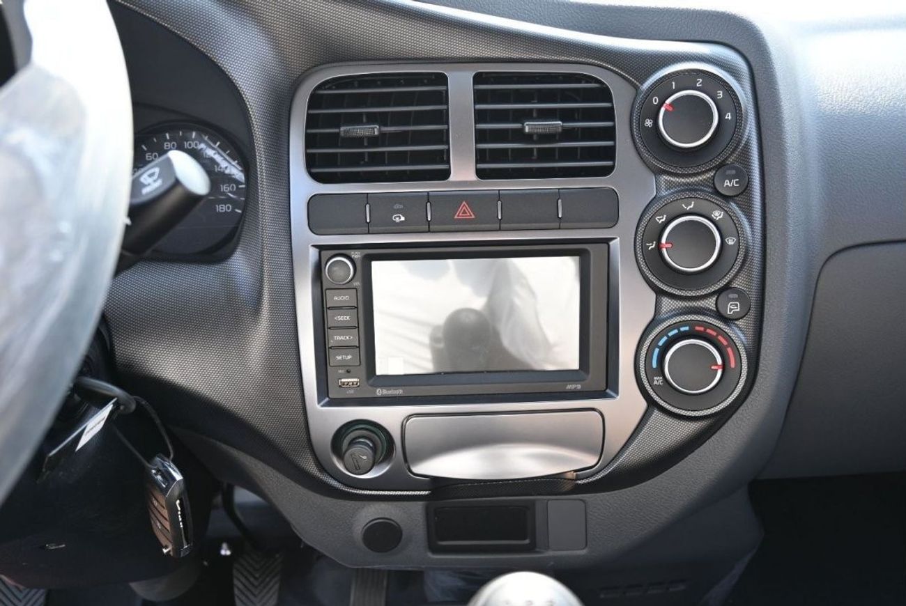 كيا K2700 كيا K2700 بونجو 2.7 لتر ديزل، كابينة مزدوجة، 4 ابواب، لون ابيض، موديل 2023