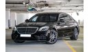 Mercedes-Benz S 450 AMG 2018 GCC under Agency Warranty with Zero Down-Payment