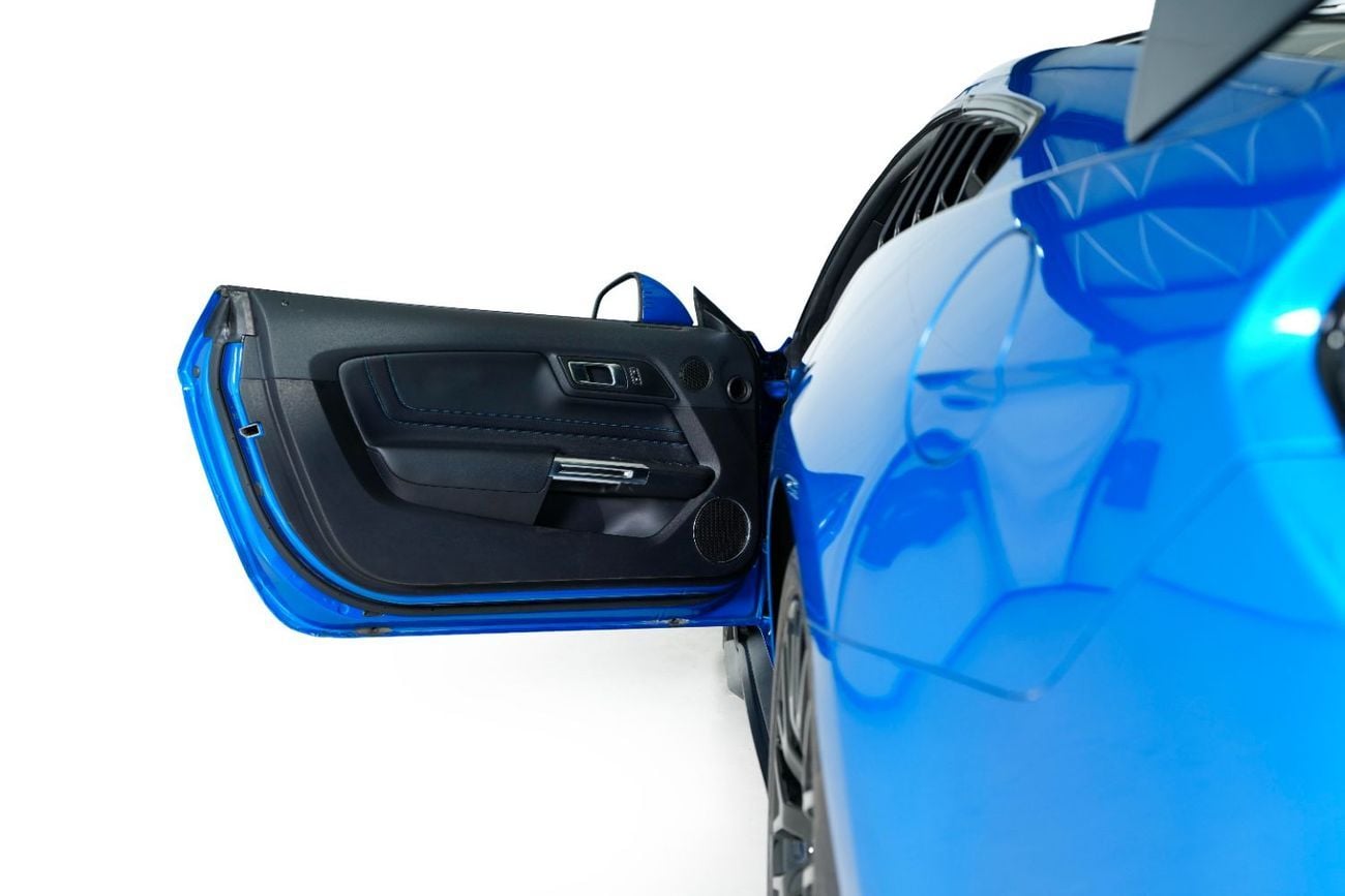 فورد موستانج GT PREMIUM 5L V8-Sports Exhaust System-Aerodynamic Body Kit-High Gloss Black Rims