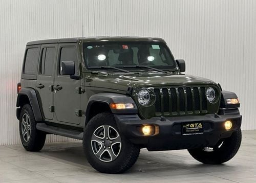 جيب رانجلر 2023 Jeep Wrangler Unlimited Sport, 2028 Al Futtaim Warranty, Service Contract, Full Service History