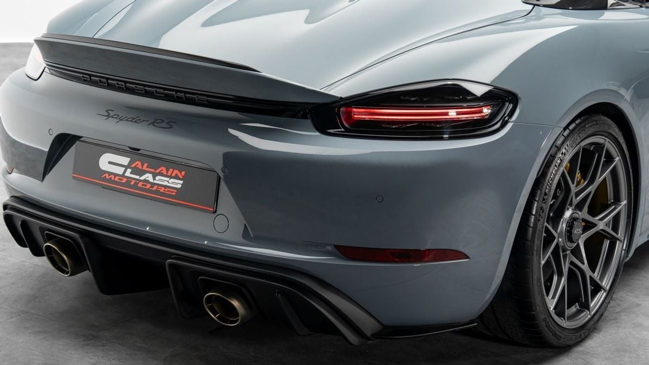 Porsche 718 Spyder RS Weissach - 2023 - Euro Specs