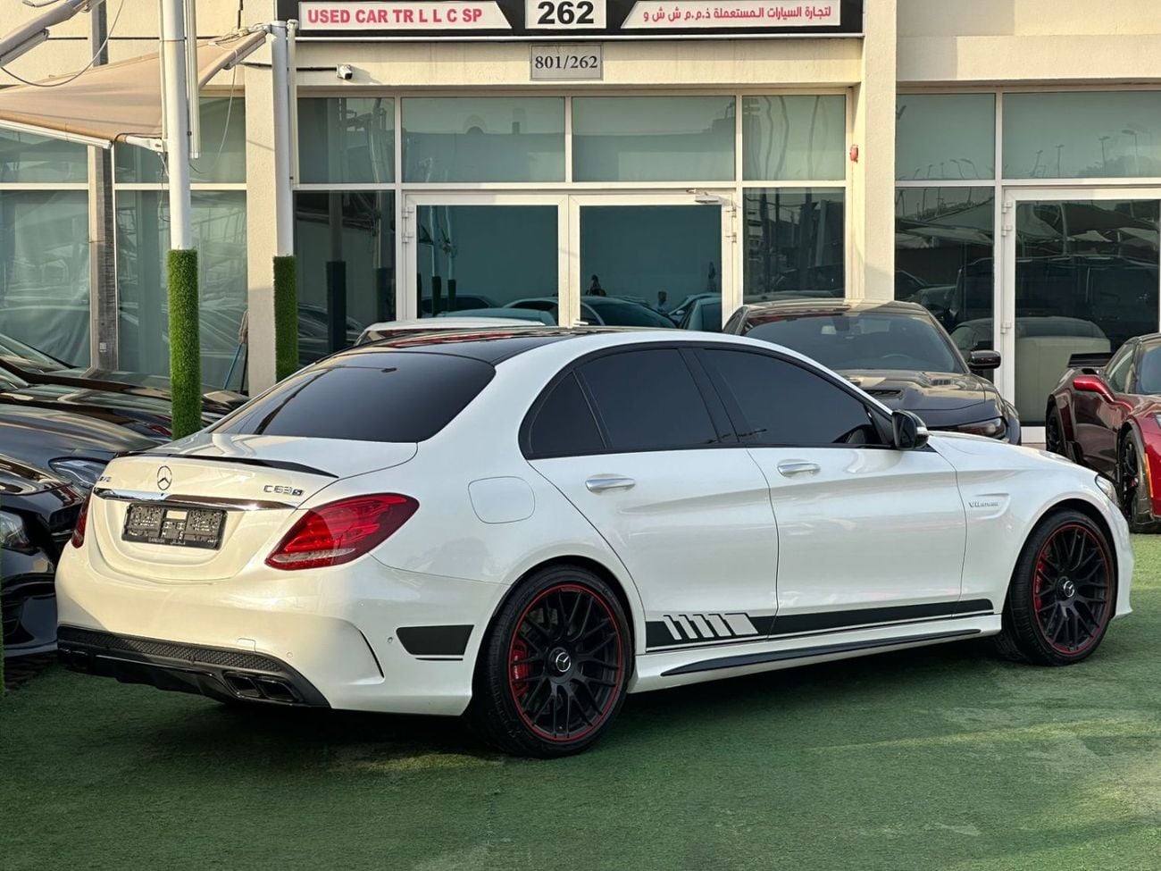 مرسيدس بنز C 36 AMG مرسيدس بنز AMG C63S خليجي 2015 فل ابشن صبغ وكاله بحاله ممتازه