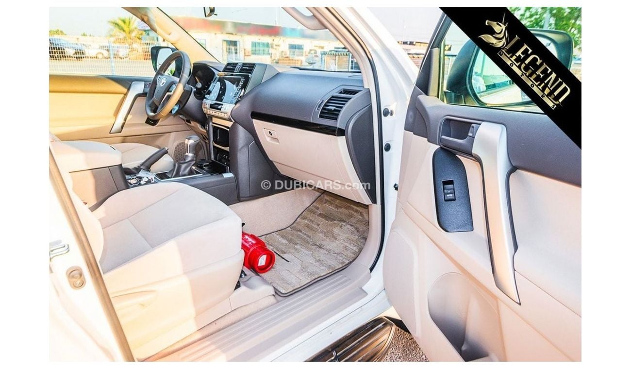 تويوتا برادو 2021 Toyota Prado 4.0L GXR V6 - White inside Beige - Bulk Stock Available | Export Outside GCC