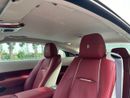 رولز رويس واريث 2015 Rolls Royce Wraith | GCC Specs | 6.6L V12 | 624 HP | 66k KM | WHITE/RED | Starlight Headliner |