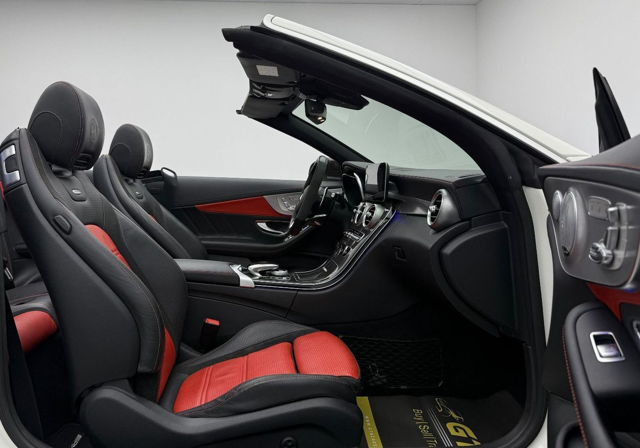 Mercedes-Benz C 63 S 2019 Mercedes Benz C63 S AMG Cabriolet, Warranty, Excellent Condition, GCC