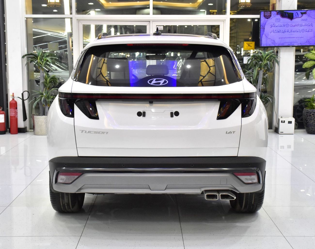 هيونداي توسون EXCELLENT DEAL for our Hyundai Tucson 1.6L Turbo ( 2025 Model ) in White Color European Specs