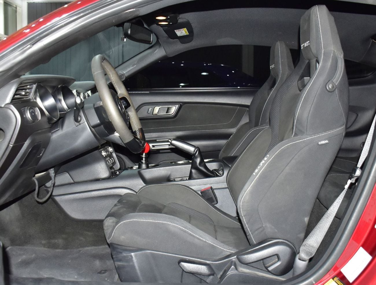 Ford Mustang EXCELLENT DEAL for our Ford Mustang SHELBY GT350 ( 2017 Model ) in Red Color GCC Specs