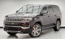 جيب واجونير 2023 Jeep Grand Wagoneer Series 3, 07/2028 Jeep Warranty, Jeep Full Service History, GCC