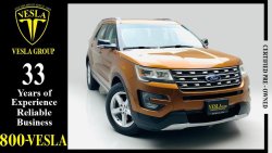Ford Explorer PANORAMIC + LEATHER SEATS / GCC / 2017 / DEALER WARRANTY + FREE SERVICE 100,000 KMS / 1,947 DHS P.M.