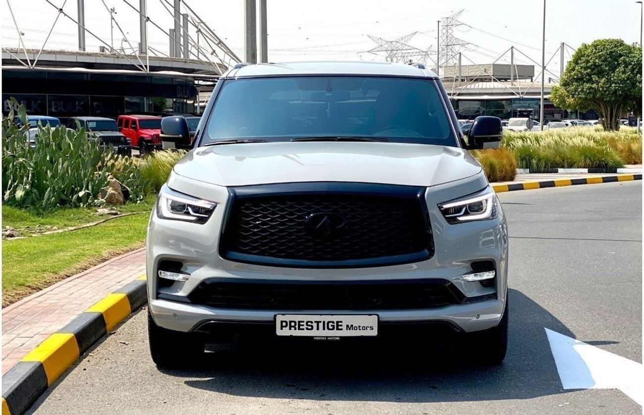 إنفينيتي QX80 GCC 2019 Nardo Grey Unique Interior Design by MBS